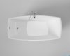 ScandiBath Molde wanna wolnostojąca 170x80cm + syfon klik-klak wizualizacja wanna stojąca